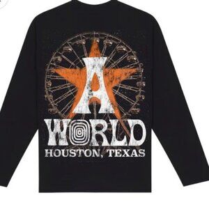 AK Studios Travis Scott Astroworld Cactus Jack Long Sleeve T Shirt Size M & L